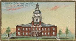 1889 Allen & Ginter General Government and State Capitol Buildings (N14) #NNO Maryland Front