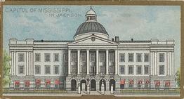 1889 Allen & Ginter General Government and State Capitol Buildings (N14) #NNO Mississippi Front