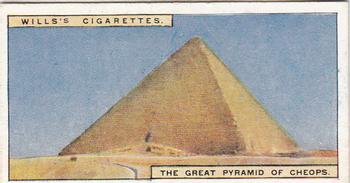 1926 Wills's Wonders of the Past #8 The Great Pyramid of Cheops Front