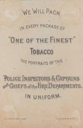 1888 D. Buchner & Co. Police Inspectors & Captains (N288) #NNO Charles McDonnell Back