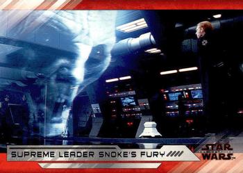 2018 Topps Star Wars The Last Jedi Series 2 #10 Supreme Leader Snoke's Fury Front