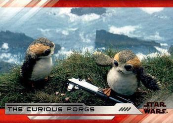 2018 Topps Star Wars The Last Jedi Series 2 #15 The Curious Porgs Front