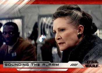 2018 Topps Star Wars The Last Jedi Series 2 #27 Sounding the Alarm Front