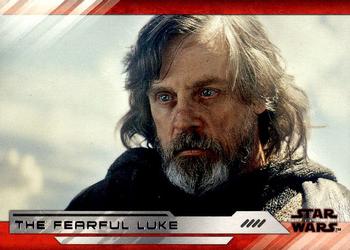 2018 Topps Star Wars The Last Jedi Series 2 #41 The Fearful Luke Front