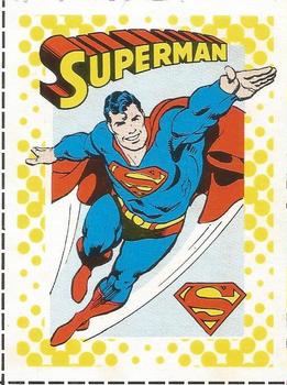 1987 DC Comics Backing Board Cards #1 Superman Front