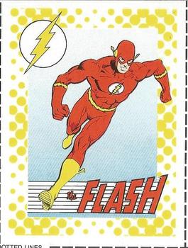 1987 DC Comics Backing Board Cards #19 Flash Front