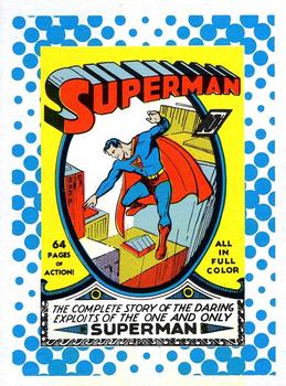 1987 DC Comics Backing Board Cards #32 Superman #1 Front