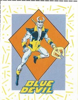 1989 DC Comics Backing Board Cards #81 Blue Devil Front