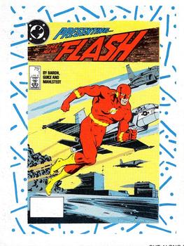 1989 DC Comics Backing Board Cards #88 Flash v.2 #1 Front