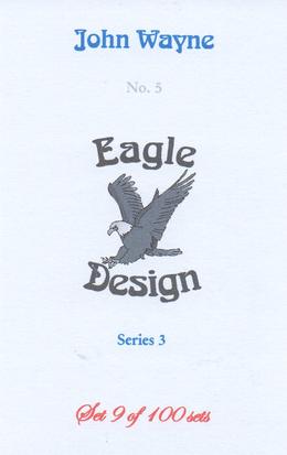 2005 Eagle Design John Wayne Series 3 #5 John Wayne Back