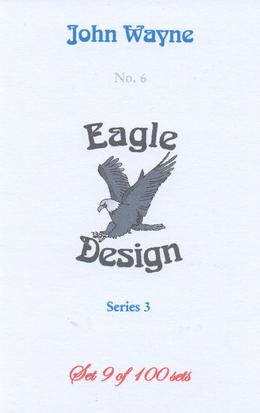 2005 Eagle Design John Wayne Series 3 #6 John Wayne Back