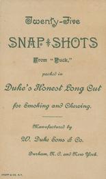 1888 W. Duke, Sons & Co. Snapshots from Puck (N128) #NNO The Accumulative Instinct Back