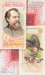 1888 W. Duke, Sons & Co. Histories of Generals (N114) #NNO J.B. Gordon Front