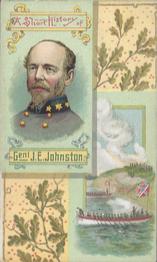 1888 W. Duke, Sons & Co. Histories of Generals (N114) #NNO Joseph E. Johnston Front