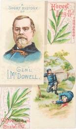 1888 W. Duke, Sons & Co. Histories of Generals (N114) #NNO Irvin McDowell Front