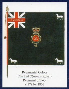 2012 Regimental Colours : The Queen's Royal Regiment (West Surrey) 2nd Series #1 Regimental Colour The 2nd (Queen's Royal) Regiment of Foot c. 1795-c. 1806 Front
