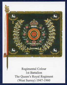 2012 Regimental Colours : The Queen's Royal Regiment (West Surrey) 2nd Series #6 Regimental Colour 1st Battalion 1947-1960 Front
