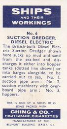 1961 Ching Ships and Their Workings #6 Suction Dredger, Diesel Electric Back