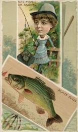 1888 W. Duke, Sons & Co. Fishes and Fishing (N108) #NNO Black Bass / Ray Fish Or Skate Front