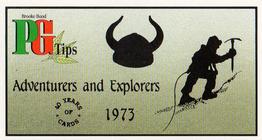 1994 Brooke Bond 40 Years of Cards (Black Back) - Dark Blue Back #26 Adventurers and Explorers Front