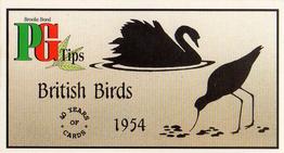 1994 Brooke Bond 40 Years of Cards (Black Back) - Light Blue Back #1 British Birds Front