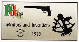 1994 Brooke Bond 40 Years of Cards (Black Back) - Light Blue Back #28 Inventors and Inventions Front