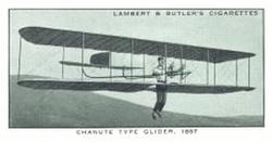 1932 Lambert & Butler A History of Aviation (Green Fronts) #7 Chanute Type Glider, 1897 Front