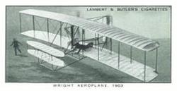 1932 Lambert & Butler A History of Aviation (Green Fronts) #9 Wright Aeroplane, 1903 Front