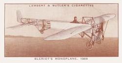 1933 Lambert & Butler A History of Aviation (Brown Fronts) #14 Bleriot’s Monoplane, 1909 Front