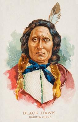 1890 Kickapoo American Indians (N570) #NNO Black Hawk Front