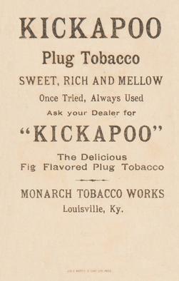 1890 Kickapoo American Indians (N570) #NNO Red Cloud Back