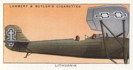 1937 Lambert & Butler's Aeroplane Markings #30 Lithuania Front