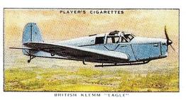 1990 Imperial Tobacco Ltd. 1935 Player's Aeroplanes (Civil) (Reprint) #15 British Klemm “Eagle” (Great Britain) Front