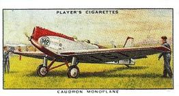 1990 Imperial Tobacco Ltd. 1935 Player's Aeroplanes (Civil) (Reprint) #25 Caudron Monoplane (France) Front