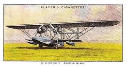 1990 Imperial Tobacco Ltd. 1935 Player's Aeroplanes (Civil) (Reprint) #38 Sikorsky Amphibian (USA) Front