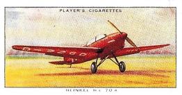 1990 Imperial Tobacco Ltd. 1935 Player's Aeroplanes (Civil) (Reprint) #42 Heinkel H.E.70A (Germany) Front