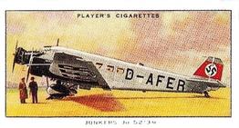 1990 Imperial Tobacco Ltd. 1935 Player's Aeroplanes (Civil) (Reprint) #44 Junkers Ju 52/3m (Germany) Front