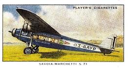 1990 Imperial Tobacco Ltd. 1935 Player's Aeroplanes (Civil) (Reprint) #47 Savoia-Marchetti S.71 (Italy) Front
