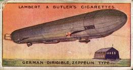1915 Lambert & Butler Aviation #20 German Dirigible, Zeppelin Type Front