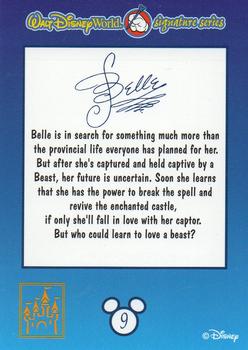 2001 Disney World Signature Series #9 Belle Back