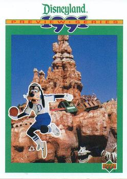 1991 Upper Deck Disneyland Preview Series #3 Big Thunder Mountain Front