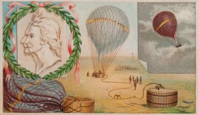 1891 Finzer Inventors and Inventions (N554) #NNO Joseph Montgolfier / Stephen Montgolfier Front