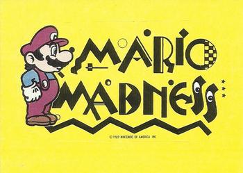 1989 O-Pee-Chee Nintendo #21 Mario Madness Front