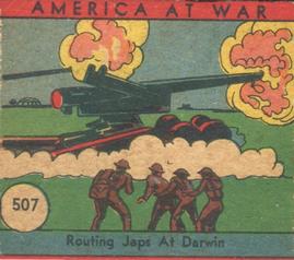 1942 W.S. Corp. America at War (R12) #507 Routing Japs At Darwin Front