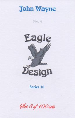 2005 Eagle Design John Wayne Series 10 #6 John Wayne Back