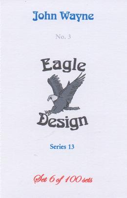 2005 Eagle Design John Wayne Series 13 #3 John Wayne Back