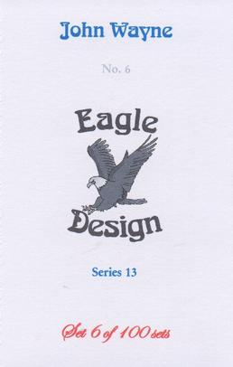 2005 Eagle Design John Wayne Series 13 #6 John Wayne Back
