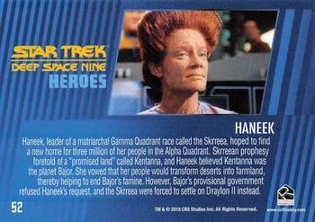 2018 Rittenhouse Star Trek Deep Space Nine Heroes & Villains #52 Haneek Back