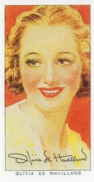 1989 Card Collectors Society 1938 Film Stars Third Series (reprint) #11 Olivia de Havilland Front