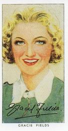 1989 Card Collectors Society 1938 Film Stars Third Series (reprint) #14 Gracie Fields Front